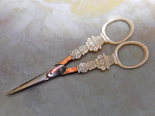 Load image into Gallery viewer, SOLD……A Palais Royal red leather etui with pearl fittings. French c 1800