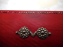 Load image into Gallery viewer, SOLD……A Palais Royal red leather etui with pearl fittings. French c 1800