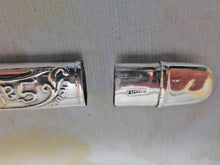 Load image into Gallery viewer, SOLD……..A silver pencil holder. Salem Witch Souvenir. c 1900