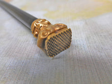 Load image into Gallery viewer, SOLD…….A Victorian dip pen with cross hatched seal c 1840