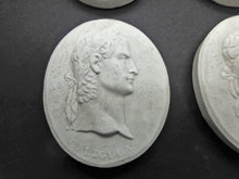 Load image into Gallery viewer, A set of Grand Tour plaster cameos of the first 12 Roman Emperors. c1830