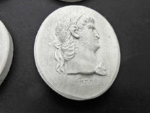 Load image into Gallery viewer, A set of Grand Tour plaster cameos of the first 12 Roman Emperors. c1830
