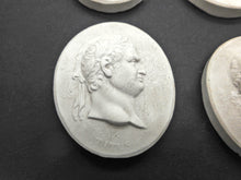 Load image into Gallery viewer, A set of Grand Tour plaster cameos of the first 12 Roman Emperors. c1830