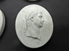 Load image into Gallery viewer, A set of Grand Tour plaster cameos of the first 12 Roman Emperors. c1830