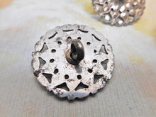 Load image into Gallery viewer, Three matching 18th century cut steel buttons.