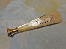 Load image into Gallery viewer, A French decorative mother of pearl seal. c 1850