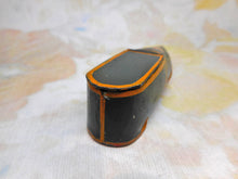 Load image into Gallery viewer, A painted toleware shoe snuff box. Mid Victorian.