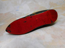 Load image into Gallery viewer, A painted toleware shoe snuff box. Mid Victorian.