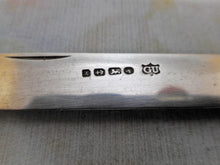 Load image into Gallery viewer, A fine mother of pearl and silver folding fruit knife. HM. 1848.