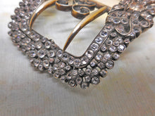 Load image into Gallery viewer, SOLD......An exceptional paste set silver buckle. c1800