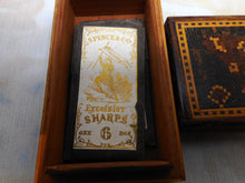 Load image into Gallery viewer, A Tunbridge Ware 'butterfly' needle packet box. c 1860