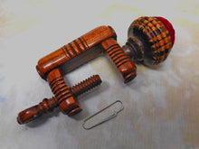 Load image into Gallery viewer, SOLD......A Tunbridge Ware pin cushion clamp. c 1860