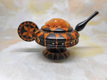 Load image into Gallery viewer, A novelty Tunbridge Ware 'teapot' pincushion. c1850