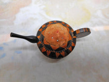 Load image into Gallery viewer, A novelty Tunbridge Ware 'teapot' pincushion and pin holder. c1850
