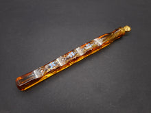 Load image into Gallery viewer, A glass scent bottle with enamelling.  Lachrymatory / Tear catcher