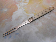 Load image into Gallery viewer, A folding fruit fork. Georgian. Assay marks only. c1790