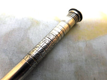 Load image into Gallery viewer, SOLD......A silver perpetual calendar/ porte crayon. c1800