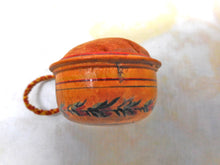 Load image into Gallery viewer, A Painted Tunbridge Ware pin cushion. c 1820