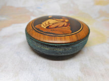 Load image into Gallery viewer, An inlaid wooden pin cushion. French c1870.