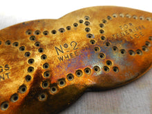 Load image into Gallery viewer, SOLD………….Two metal gauges- Tenerife Lace and Knitting Needle.