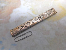 Load image into Gallery viewer, An engraved Dutch silver bodkin case. c 1870