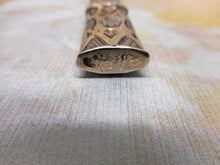 Load image into Gallery viewer, An engraved Dutch silver bodkin case. c 1870
