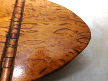 Load image into Gallery viewer, A fine, navette form wooden table snuff box. Mid 19th century.