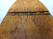 Load image into Gallery viewer, A fine, navette form wooden table snuff box. Mid 19th century.