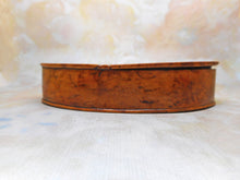 Load image into Gallery viewer, A fine, navette form wooden table snuff box. Mid 19th century.