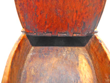 Load image into Gallery viewer, A fine, navette form wooden table snuff box. Mid 19th century.