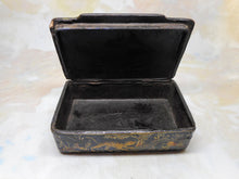 Load image into Gallery viewer, A fine lacquered papier mâché box with Eastern decoration. c1870