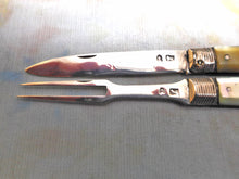 Charger l'image dans la galerie, Couteau et fourchette pliants géorgiens. Vers 1790-1800