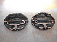 Load image into Gallery viewer, A fine and unusual pair of paste set silver shoe buckles. Patent Stedman. c1780