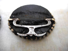 Load image into Gallery viewer, A fine and unusual pair of paste set silver shoe buckles. Patent Stedman. c1780