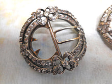 Load image into Gallery viewer, SOLD…….A pair of 18th century paste set shoe buckles.