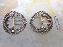 Load image into Gallery viewer, A pair of 18th century paste set shoe buckles.