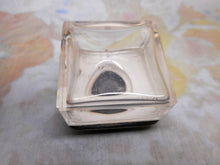 Load image into Gallery viewer, A silver topped inkwell from a writing box. HM 1842