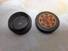 Load image into Gallery viewer, A small Tunbridge Ware pot. c 1850