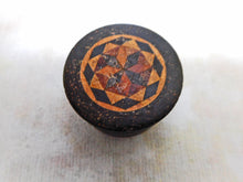 Load image into Gallery viewer, A small Tunbridge Ware pot. c 1850