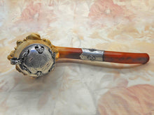 Load image into Gallery viewer, A silver mounted meerschaum pipe- claws and devil heads. c1872-1922
