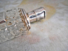 Load image into Gallery viewer, A Dutch scent bottle with silver decorative plaque. c1850