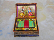 Load image into Gallery viewer, A small, decorative box for needle packets. c1860