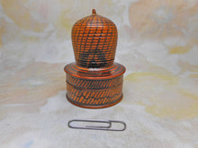 Load image into Gallery viewer, A wooden pin poppet / pin box combo. c 1800