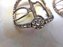 Load image into Gallery viewer, A pair of paste set Georgian silver shoe buckles. c1800