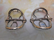 Load image into Gallery viewer, A pair of paste set Georgian silver shoe buckles. c1800