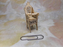 Load image into Gallery viewer, A miniature high chair for a baby doll house doll. c1830