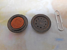 Load image into Gallery viewer, A dark wood vinaigrette with steel spot decoration. French. c1840