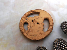 Load image into Gallery viewer, A mixed lot of steel studded buttons plus a Deco design.