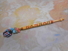 Load image into Gallery viewer, 'Gift for Hannah' inscribed bone lace bobbin. 19thc.