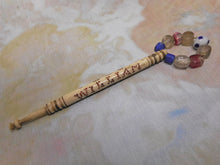 Load image into Gallery viewer, Two 19thc bone lace bobbins- William Pettit 1868 and George Fecps 1868 (Phipps?)